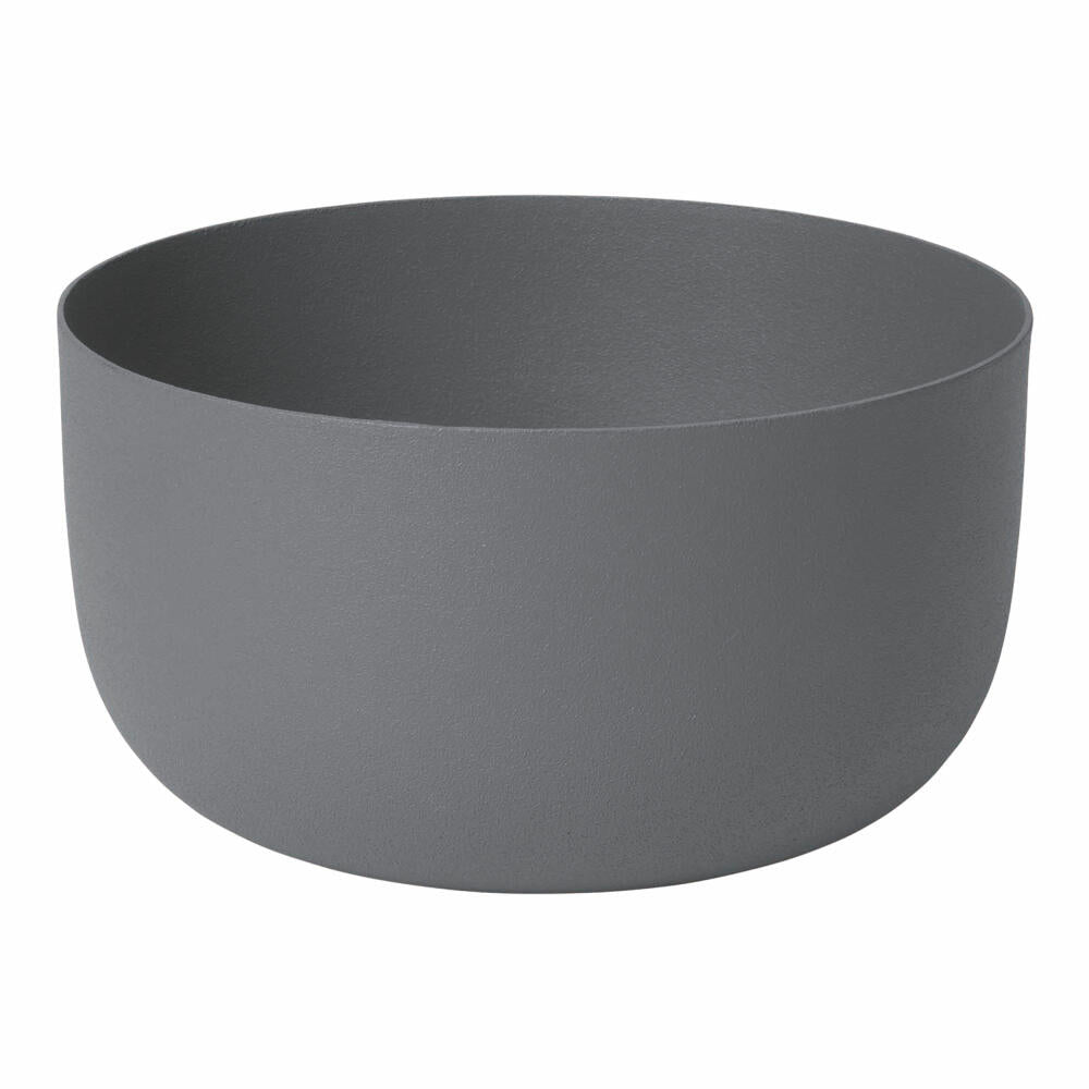 Blomus bowl REO medium, bowl, small bowl, powder-coated, pewter, 13 cm, 66038