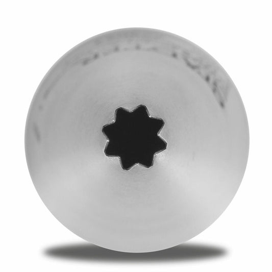 Städter Fine Line star nozzle large, piping nozzle, decorating nozzle, baking accessories, stainless steel, 5 mm, 225053