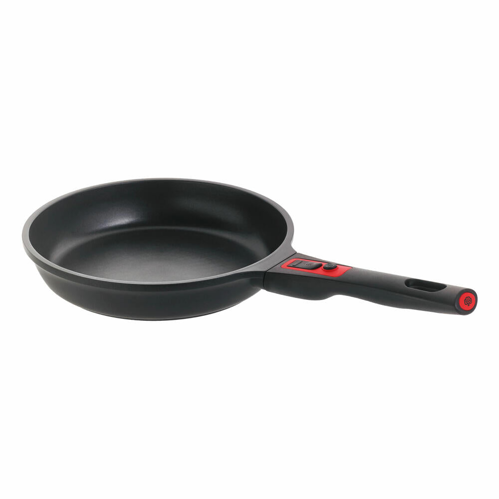 Schulte-Ufer Switch frying pan with removable handle, pan, cast aluminum, black, 20 cm, 1626-20 i