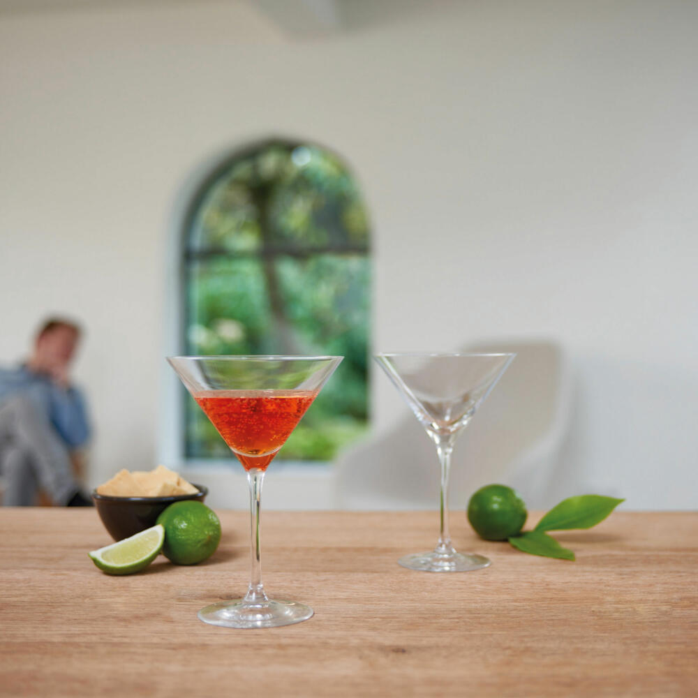 Leonardo Tivoli Cocktailschale, 6er Set, Cocktailglas, Cocktail Schale, Martiniglas, Martini, Glas, 130 ml, 066397