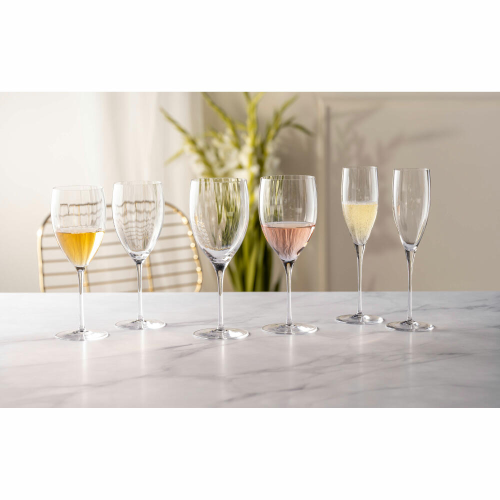Leonardo white wine glass Poesia, white wine glass, wine glass, crystal glass, clear, 450 ml, 069164