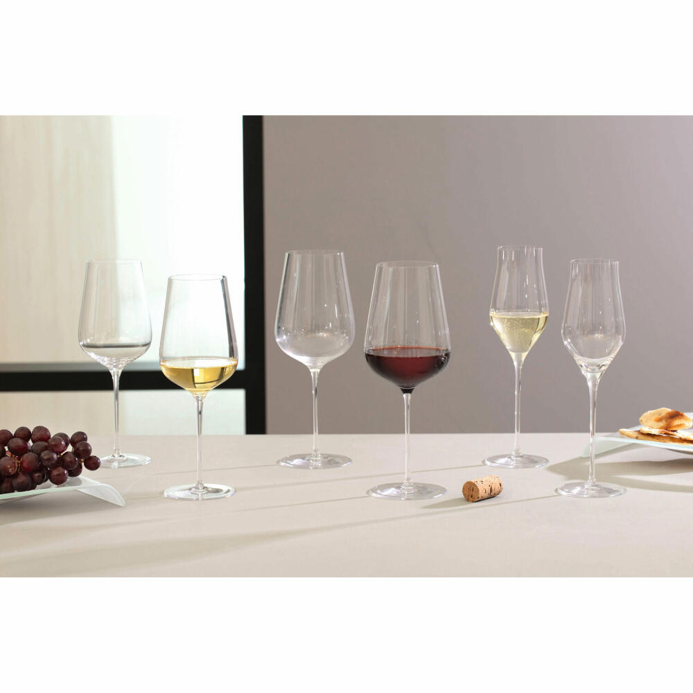 Leonardo Champagnergläser Brunelli 2er Set, Schaumweingläser, Kristallglas, klar, 340 ml, 066418