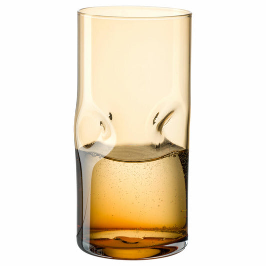 Leonardo Trinkglas Vesuvio, Trinkbecher, Kalk-Natron-Glas, Amber, 330 ml, 077376