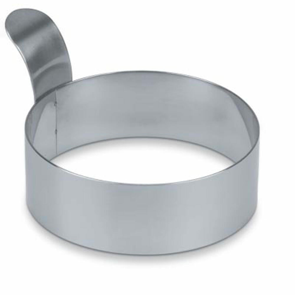 Städter Eierring, Eierform, Pfannenring, Spiegeleiform, Pancakesform, Pancakes, Spiegelei Form, Edelstahl, Ø 7.5 cm, 625242