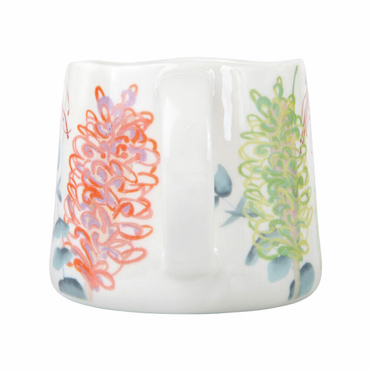 Maxwell & Williams NATIVE BLOOMS Becher Grevillea, Tasse, Kaffeebecher, Teebecher, Porzellan, 350 ml, DI0374