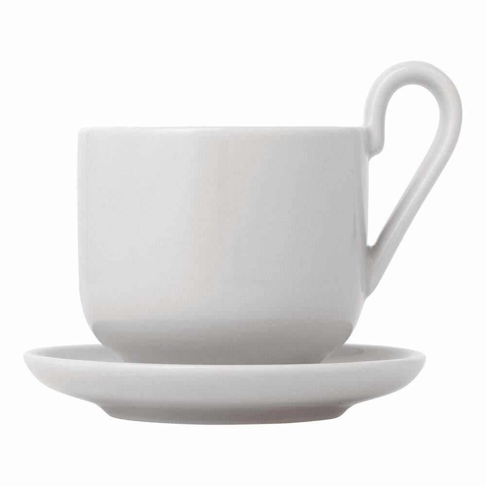 Blomus Set of 2 Espresso Cups RO Nimbus Cloud, Coffee Cups, Mugs, Porcelain, 80 ml, 64139