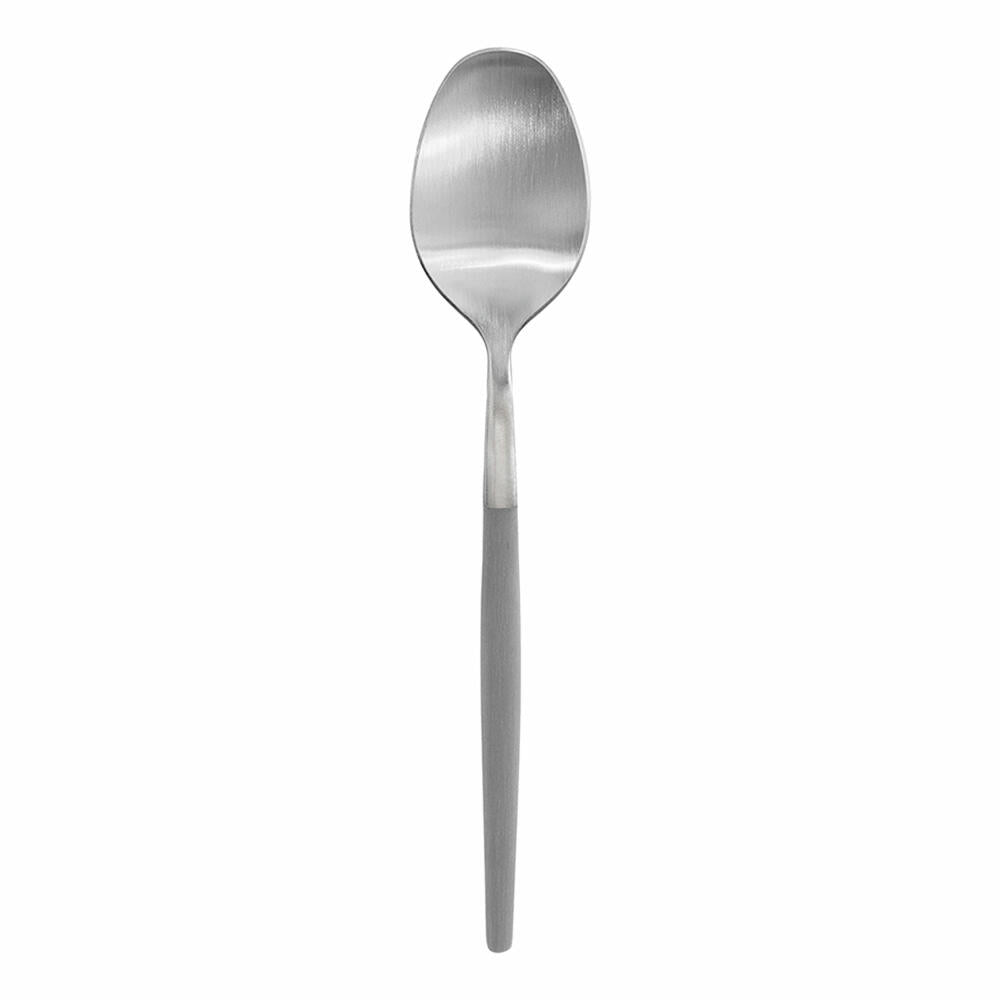 Blomus Teaspoon Maxime, Coffee Spoon, Spoon, Cutlery, Stainless Steel Matt, Plastic, Mourning Dove, 64127