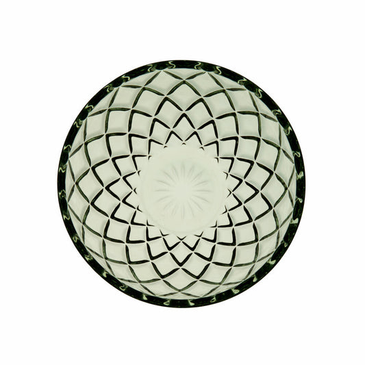 Lyngby Glas Schale Sorrento 4er Set, Schälchen, Servierschale, Glas, Grün, 12 cm, 29031