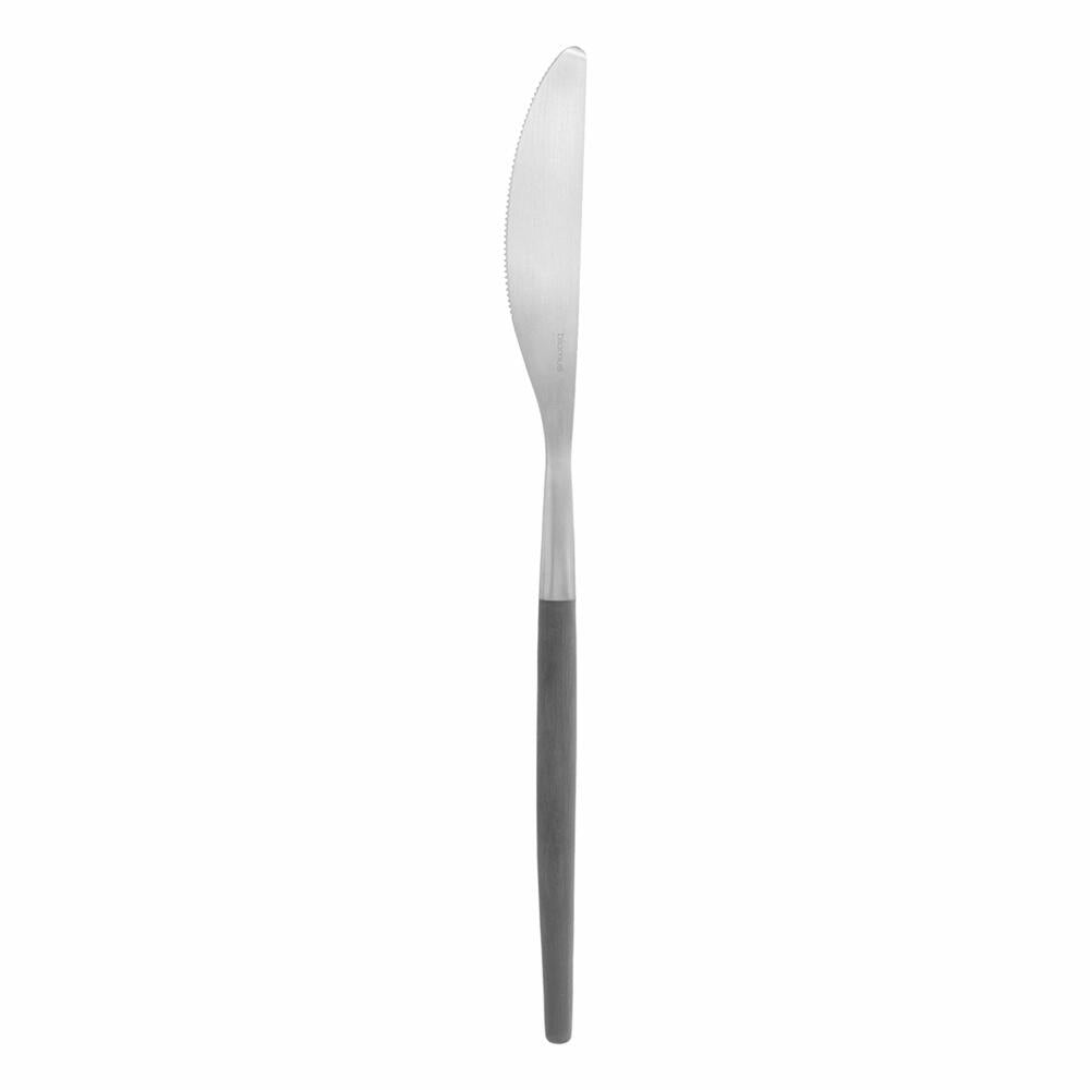 Blomus knife Maxime, table knife, cutlery, matt stainless steel, plastic, sharkskin, 64134