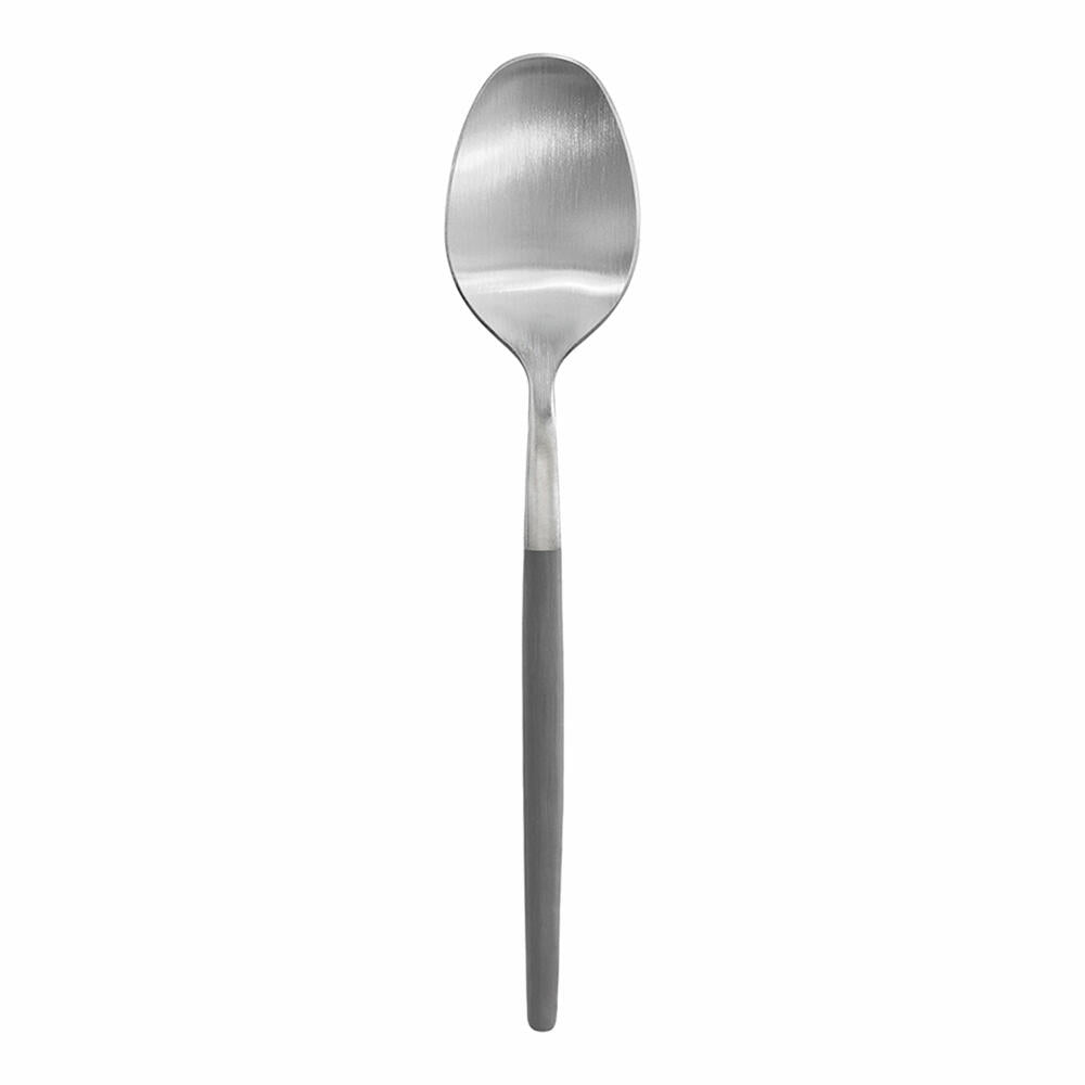 Blomus Teaspoon Maxime, Coffee Spoon, Spoon, Cutlery, Stainless Steel Matt, Plastic, Sharkskin, 64128