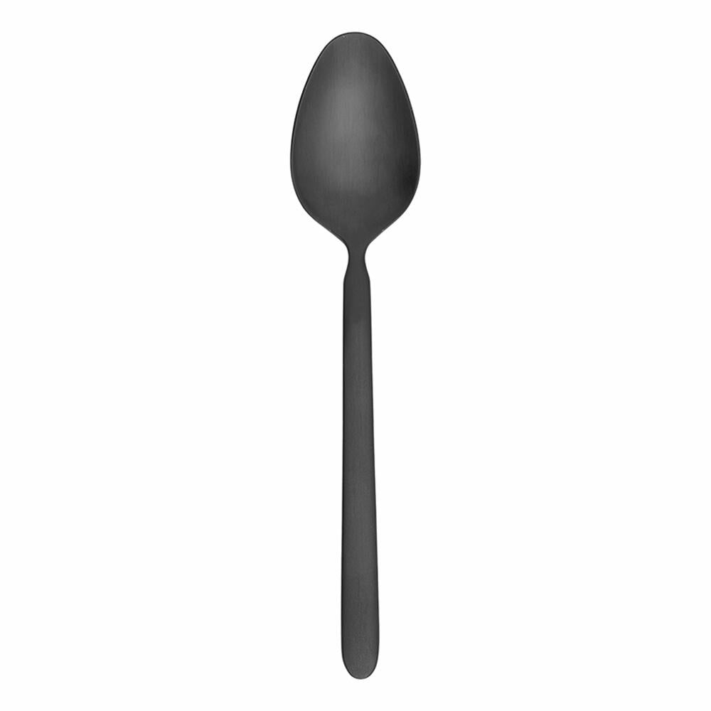 Blomus fork Stella, table fork, dining fork, cutlery, stainless steel matt, black, 20 cm, 64198