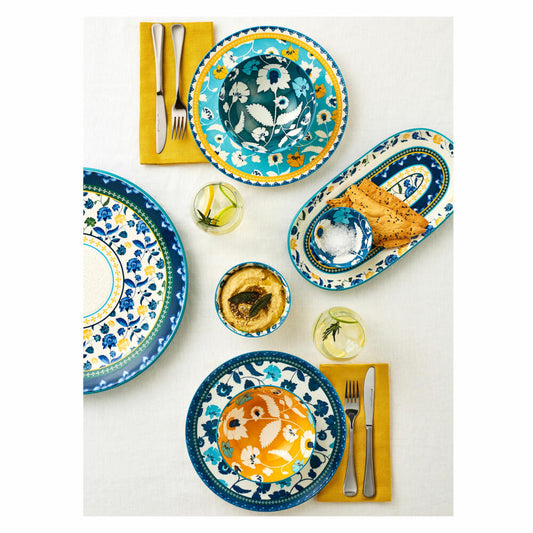 Maxwell & Williams Rhapsody Platte rund, Servierplatte, Keramik, Blau, 36.5 cm, DR0368