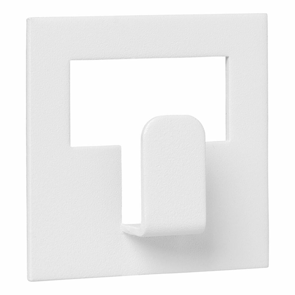 Blomus towel hook Vindo Small, towel holder, wall hook, powder-coated steel, white, 6 x 6 cm, 64178