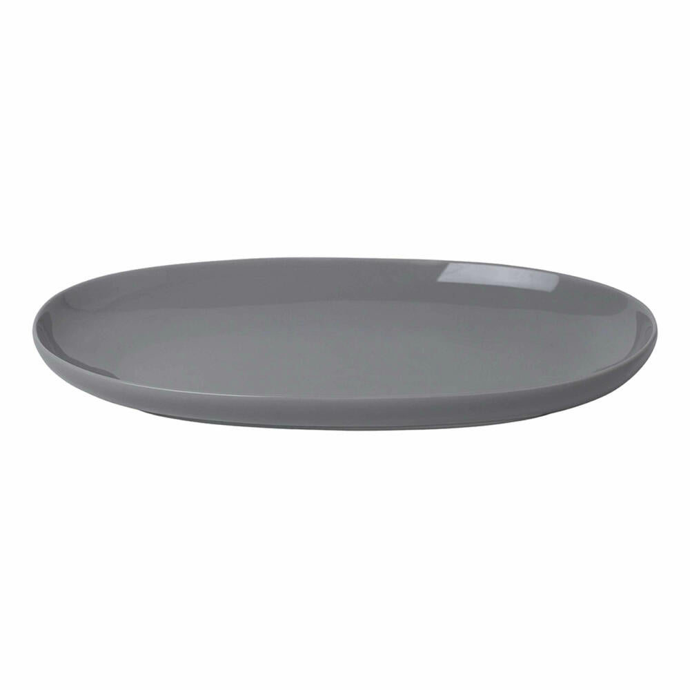 Blomus serving plate RO Sharkskin small, serving plate, plate, porcelain, 18 cm, 64146