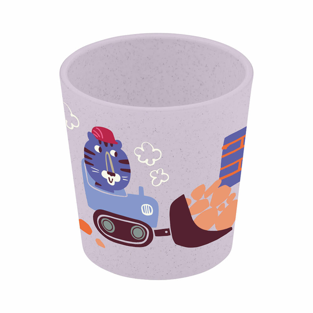 Koziol cup Connect Cup S Trucks, plastic, organic gray, 190 ml, 8327747