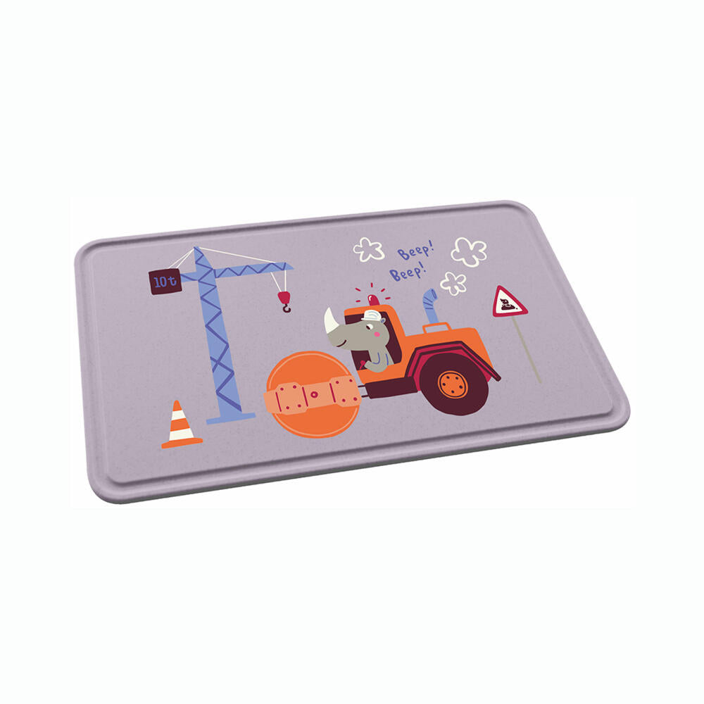 Koziol breakfast board Connect Board Trucks, cutting board, board, plastic, Organic Grey, 24 x 15 cm, 8355747