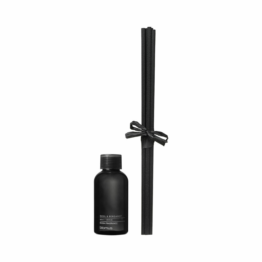 Blomus room fragrance refill set 5-piece Fraga, fragrance sticks, plastic, black, 66408