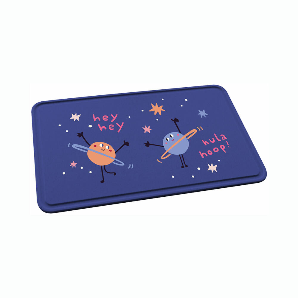 Koziol breakfast board Connect Board Space, cutting board, board, plastic, Organic Blue, 24 x 15 cm, 8354746