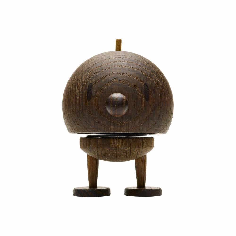 Hoptimist Junior Woody Bumble Smoked Oak, Wackelfigur, Wackel Figur, Dekoidee, Geräucherte Eiche, Braun, Ø 7.5 cm, 27558