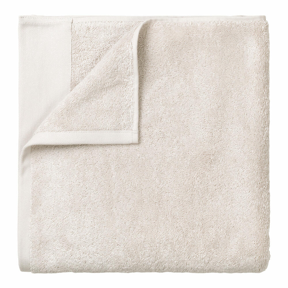 Blomus RIVA Bad-Handtuch, Badehandtuch, Handtuch, Baumwolle, moonbeam, 100 x 50 cm, 69125