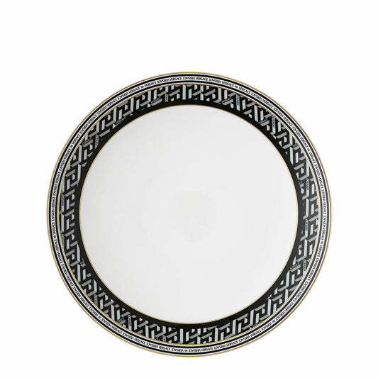 Rosenthal Versace Gourmetteller La Greca Signature Black, Porzellan, 28 cm, 19335-403765-10978