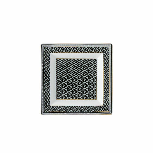 Rosenthal Versace Schale La Greca Signature Black, Porzellan, 22 cm, 14085-403765-25822