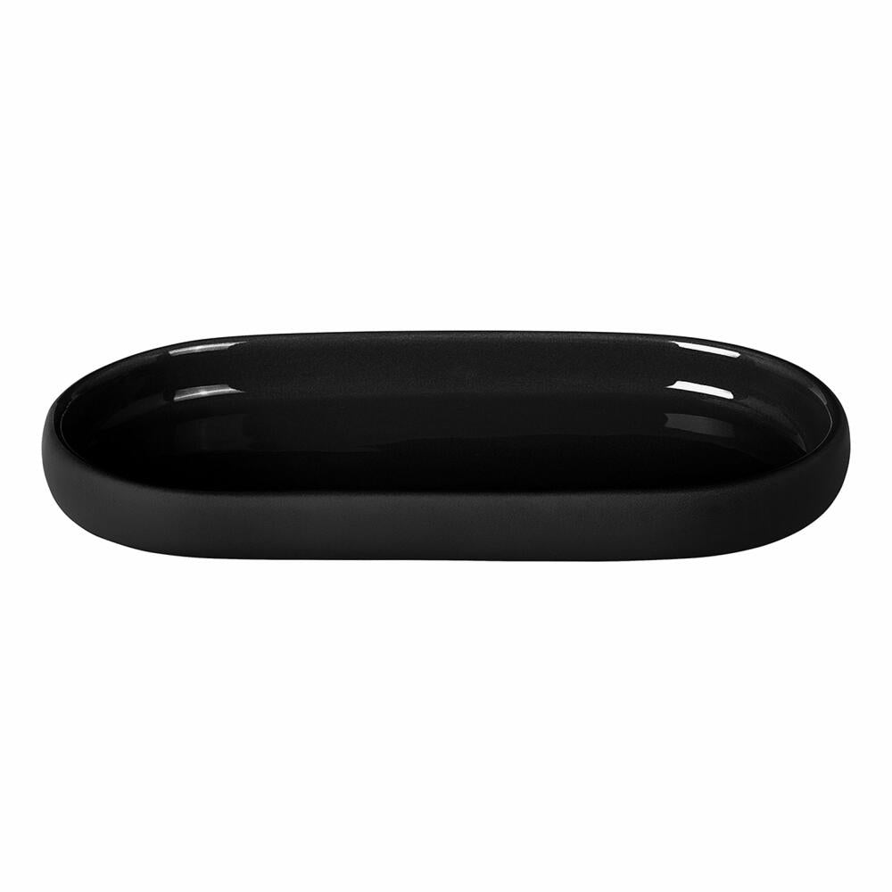 Blomus Tray Sono, Serving Tray, Storage, Ceramic, Black, 10 x 19 cm, 66278