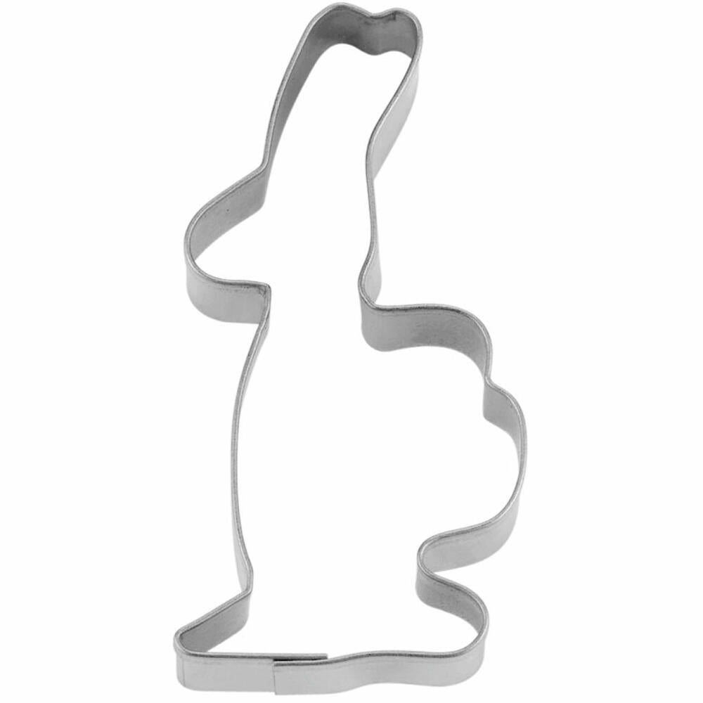 Städter Ausstecher Hase mit Korb Mini, Ausstechform, Plätzchenform, Keks, Plätzchen, Weißblech, 6.5 cm, 955241