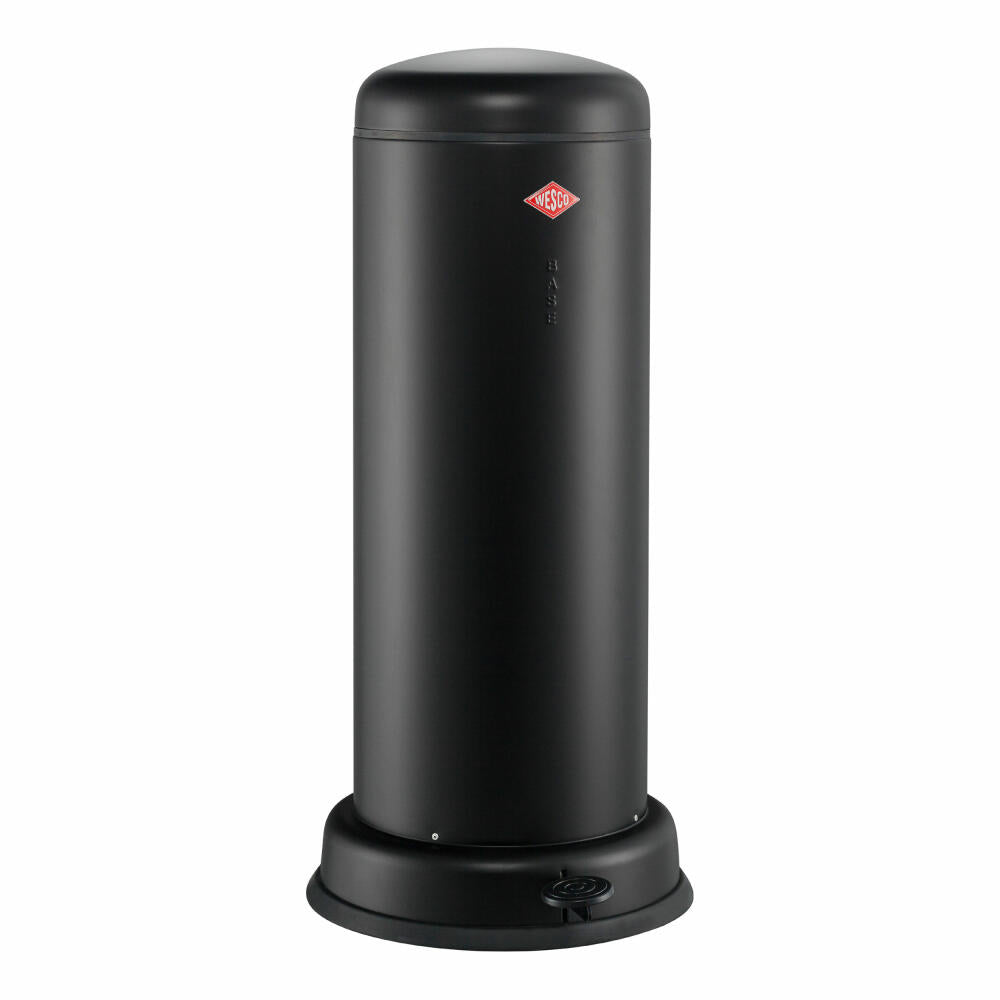 Wesco Baseboy 30 Treteimer, Abfalleimer, Mülleimer, Stahlblech, Schwarz Matt, 30 L, 134731-73