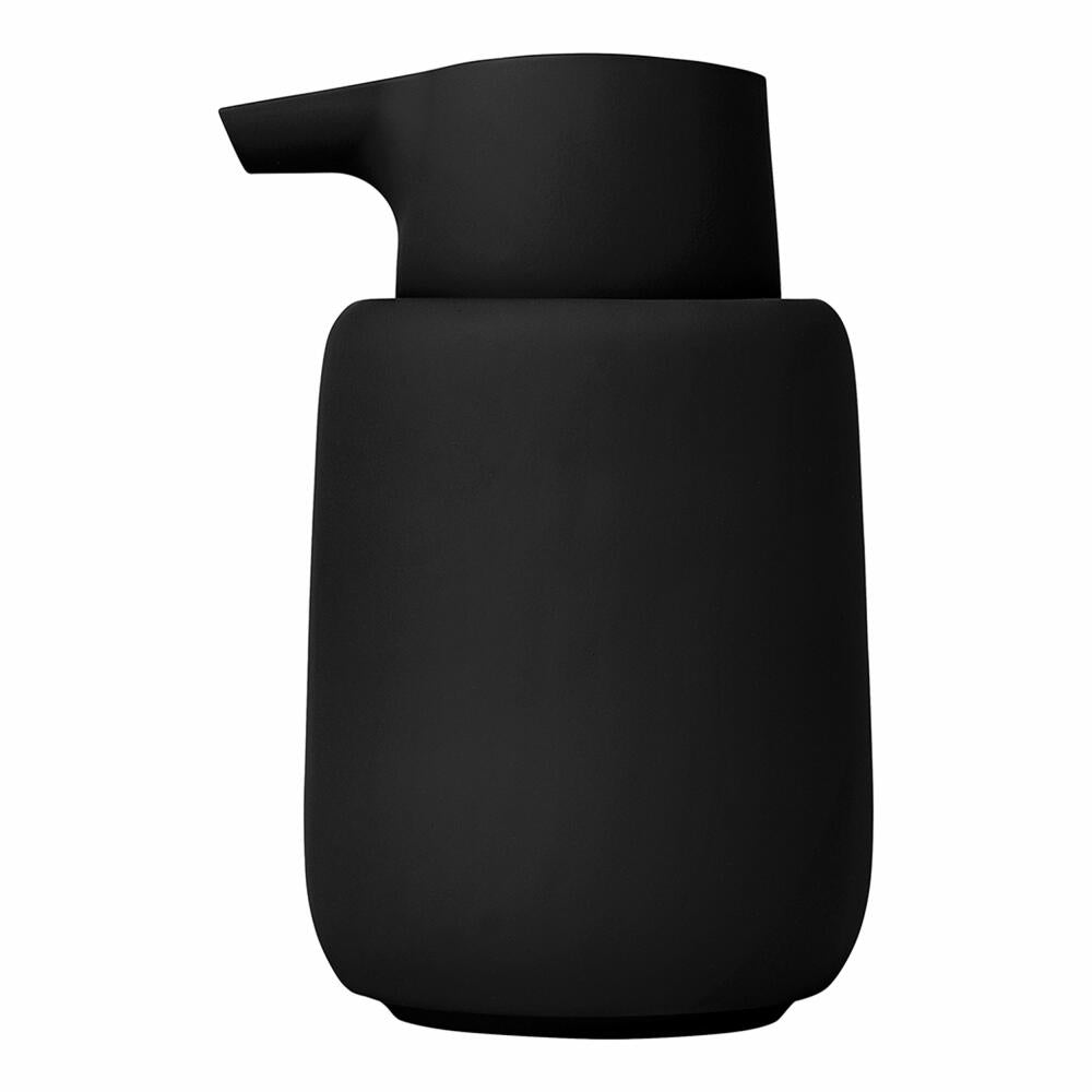 Blomus Soap Dispenser Sono, Dosing Dispenser, Soap Dispenser, Ceramic, Black, 250 ml, 66274
