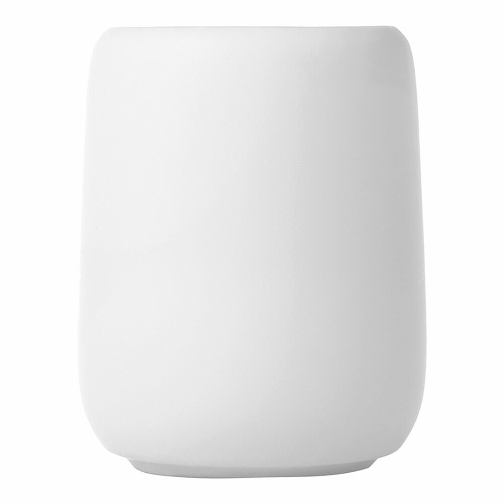 Blomus Toothbrush Mug Sono, Toothbrush Mug, Mug, Ceramic, White, 300 ml, 66275