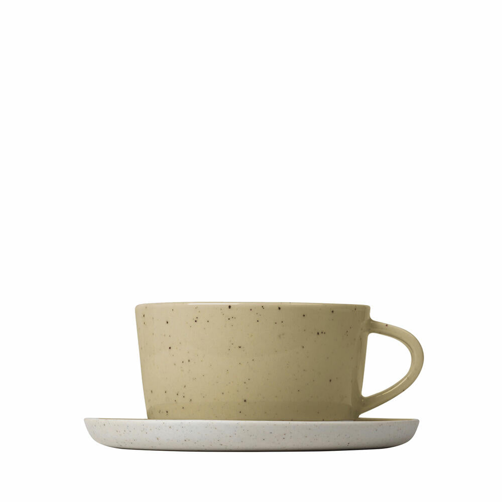 Blomus tea cups set of 2 Sablo, tea mugs, stoneware, Savannah, 250 ml, 64379