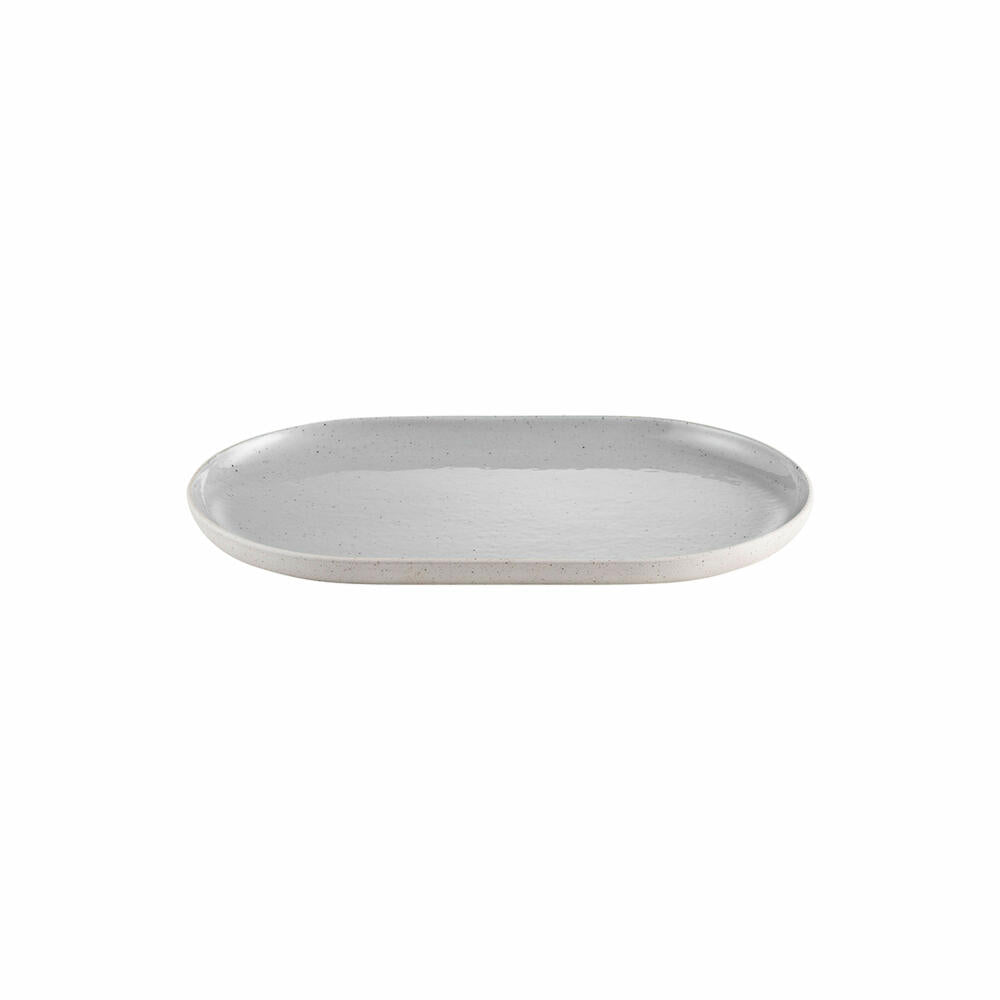 Blomus serving plate Sablo, serving plate, stoneware, Cloud, 30 x 18 cm, 64380