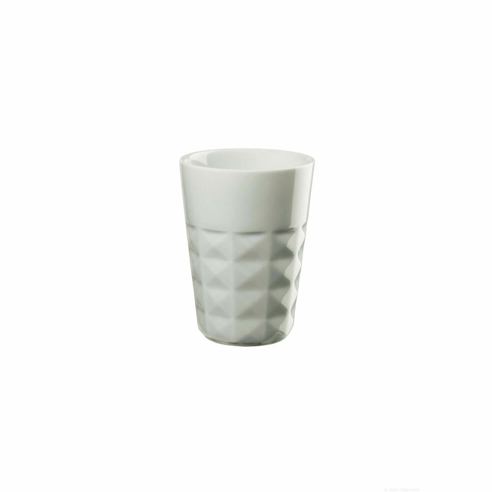 ASA Selection facette espresso mug Pale Sky, espresso mug, coffee cup, cup, porcelain, green, 80 ml, 59010179