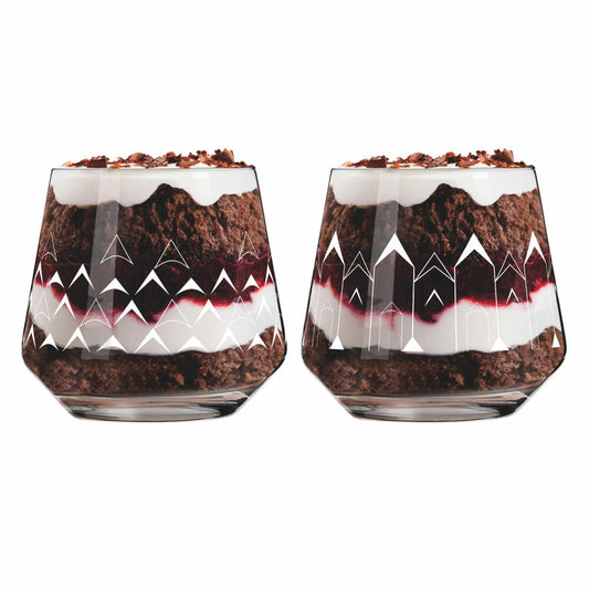 Ritzenhoff Dessertglas 2er-Set Delights F23, Ana Vasconcelos, Kristallglas, 420 ml, 6121001