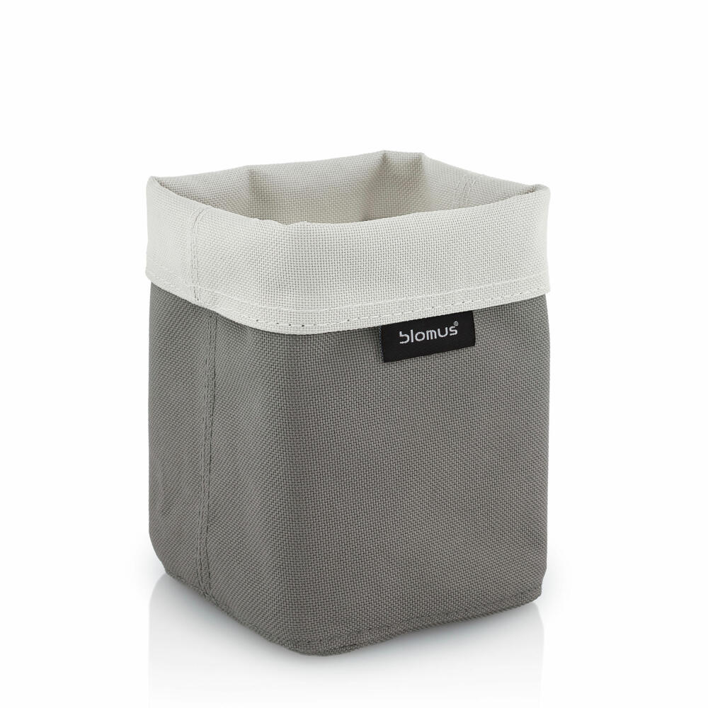 Blomus Ara reversible basket, small, storage basket, dirt-repellent, sand-taupe, H 12 cm, 68896