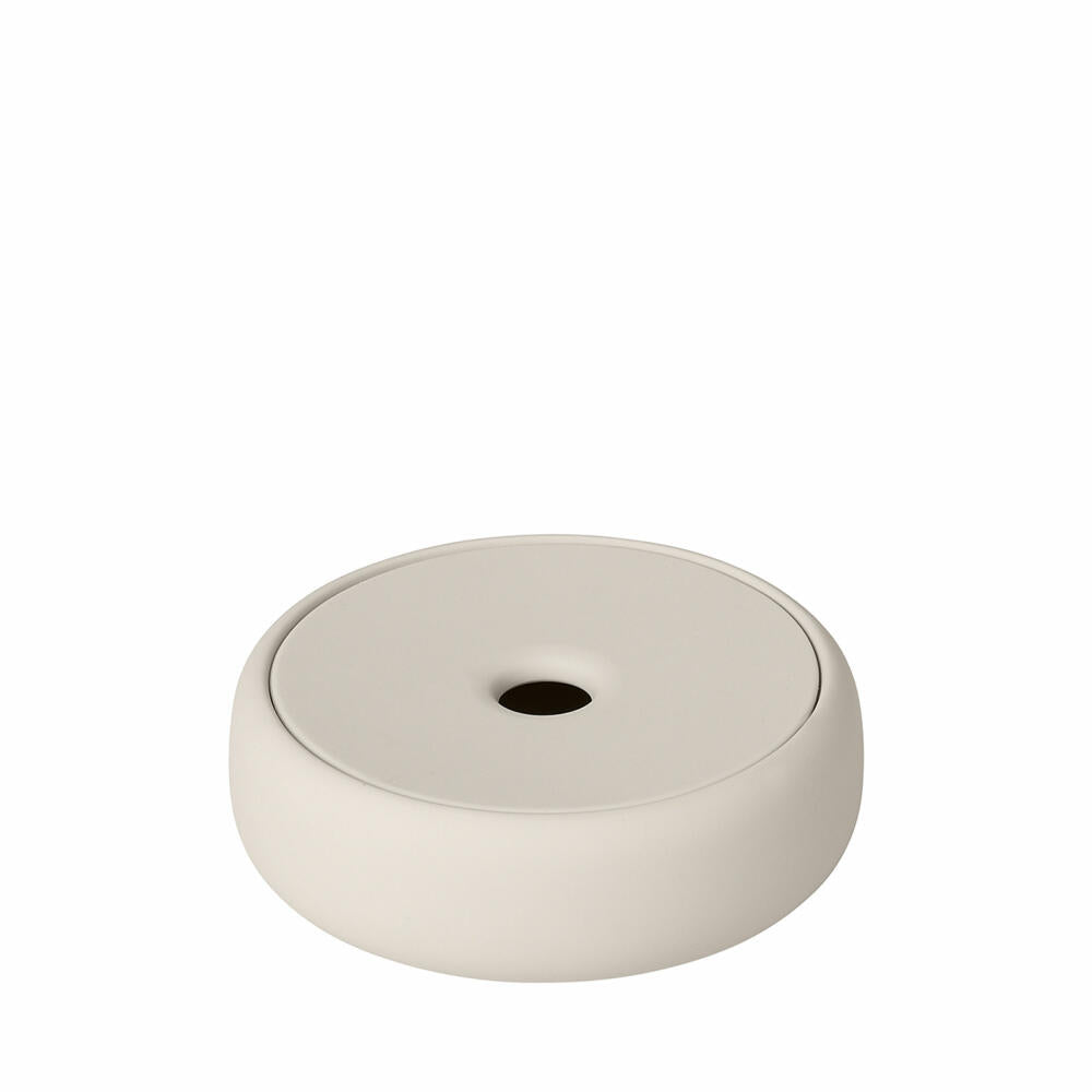blomus SONO storage box, Moonbeam, ceramic, silicone, H 4 cm, Ø 12 cm, V 0.175 l, 69058