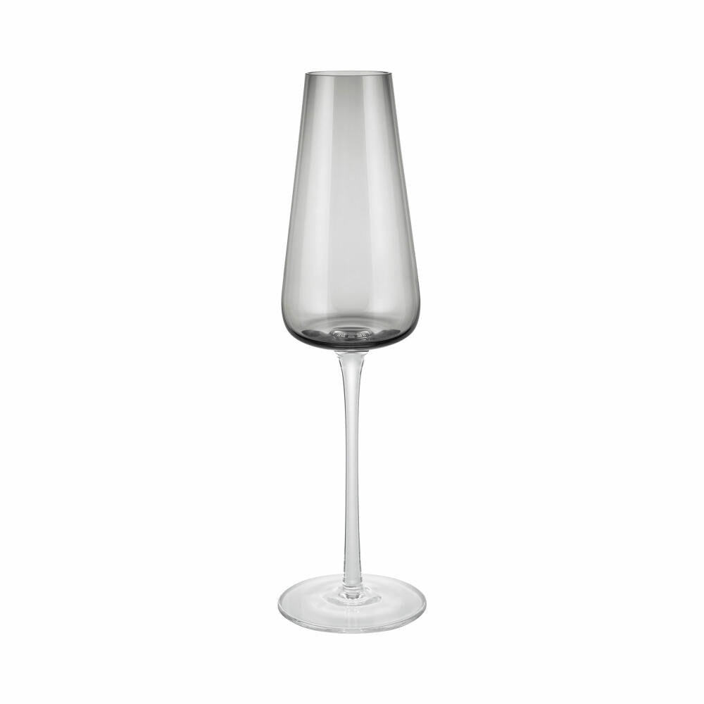 Blomus Sektgläser 2er-Set Belo Smoke, Champagnergläser, Glas, 200 ml, 64277