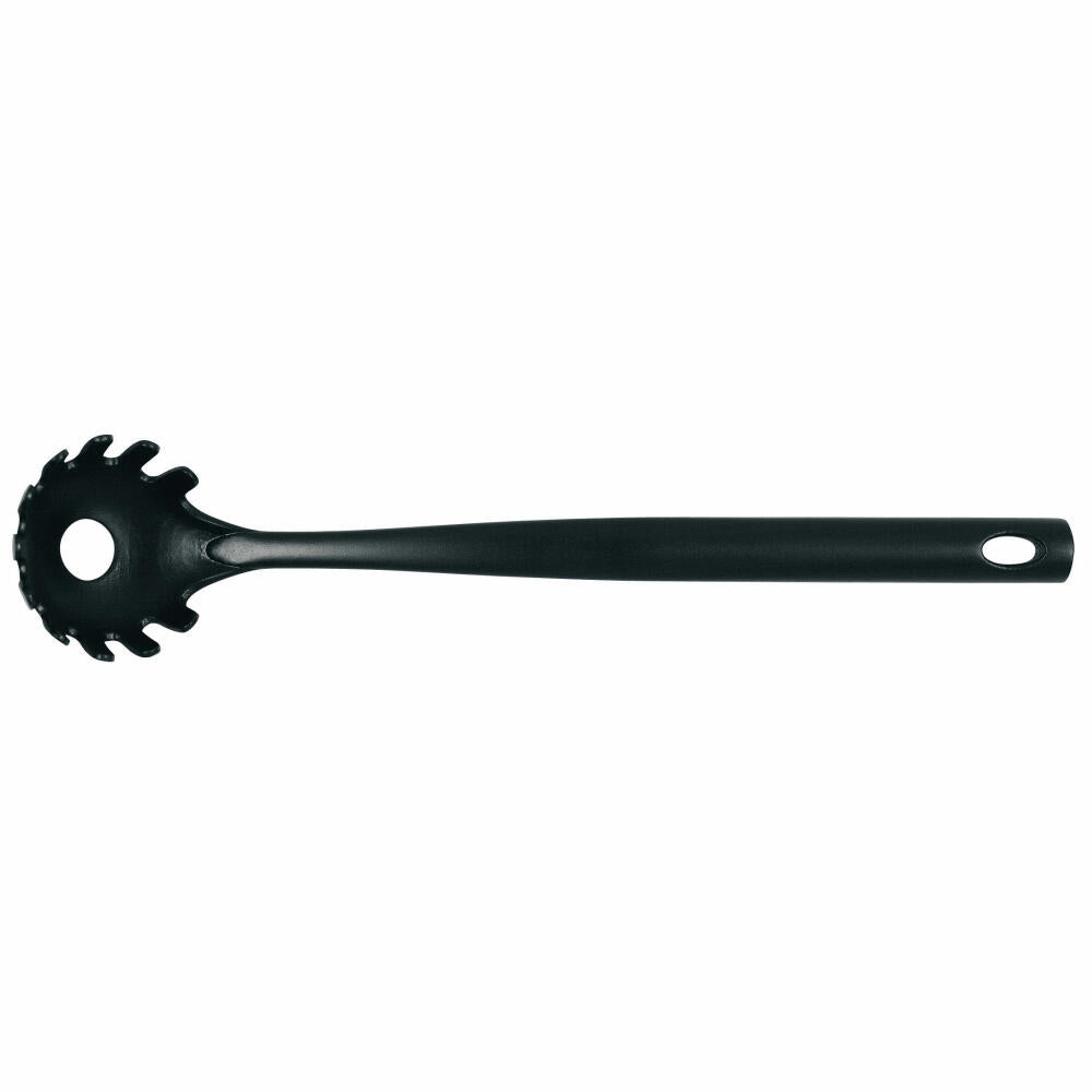 Brabantia Kitchen Helper Basic, Spaghetti Spoon, Pasta Spoon, Ladle in Black, 365126