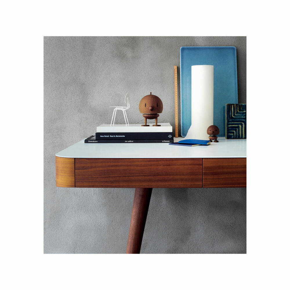 Hoptimist decorative figure Bimble S Smoked Oak, wobbling figure, oak wood, dark brown, 6.8 cm, 27555