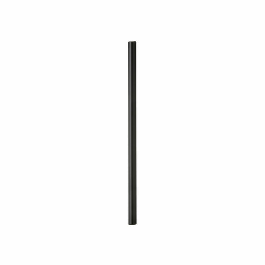 Lyngby Glass Drinking Straw Set Lyngby 6-piece with brush, glass, black, 14.5 cm, 10441