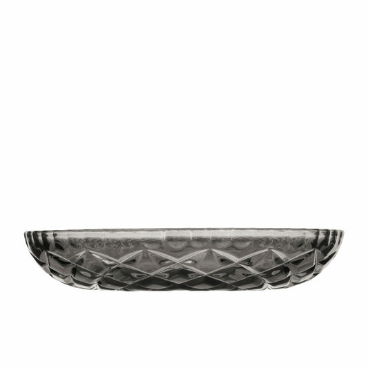 Lyngby Glas Teller Sorrento 4er Set, Dessertteller, Glas, Smoke, 16 cm, 27801