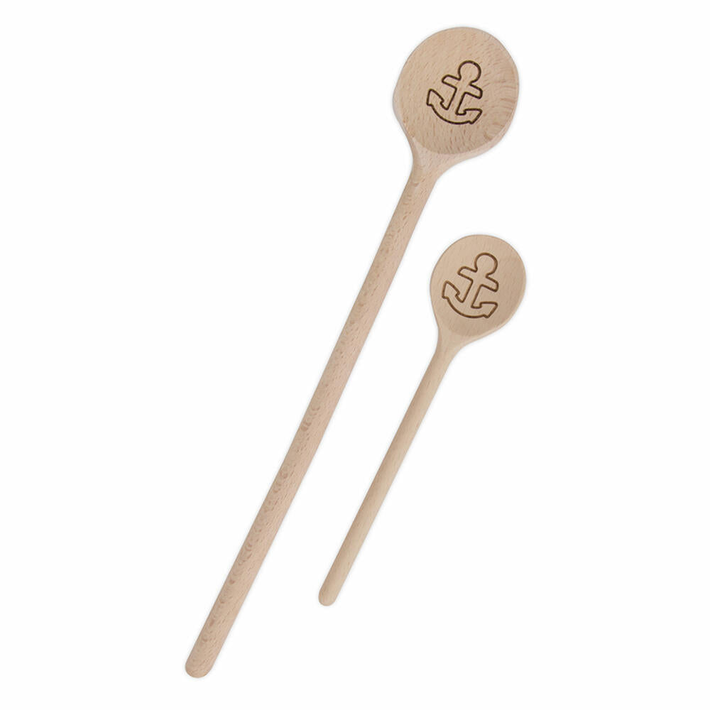 Städter cooking spoon anchor round, cooking spoon, stirring spoon, kitchen spoon, kitchen helper, wood, 16 cm, 815209