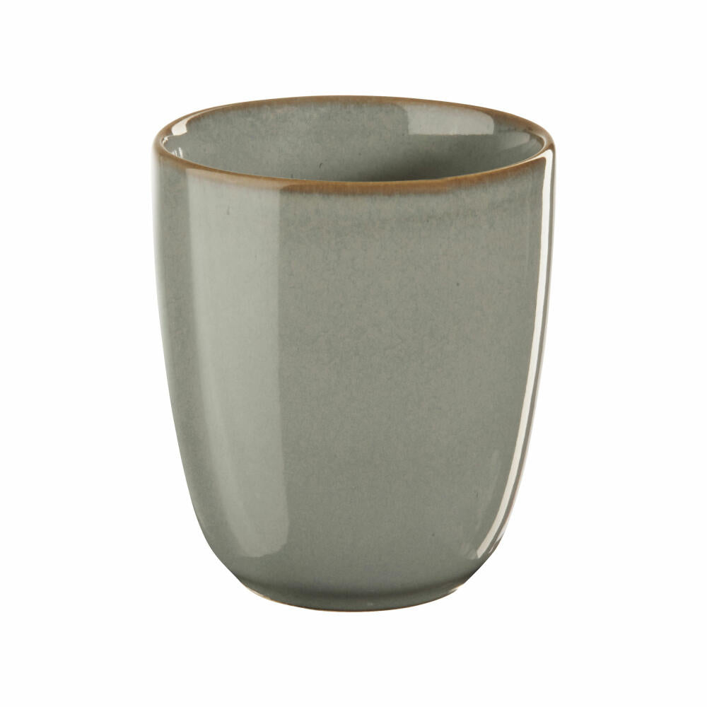 ASA Selection saisons eucalyptus mug, coffee mug, cup, stoneware, green, 250 ml, 27071175