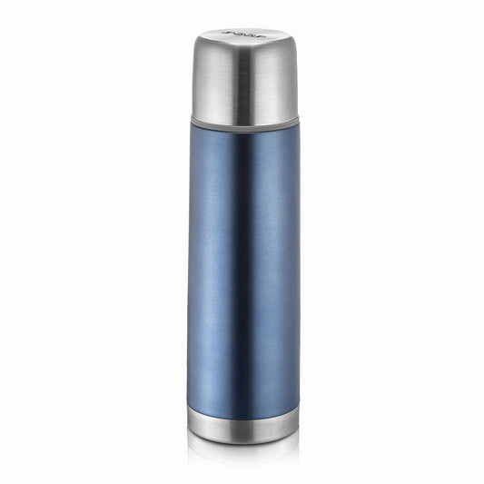 reer Colour stainless steel insulated bottle, insulated bottle, thermos flask, insulated bottle, grey, 500 ml, 90501