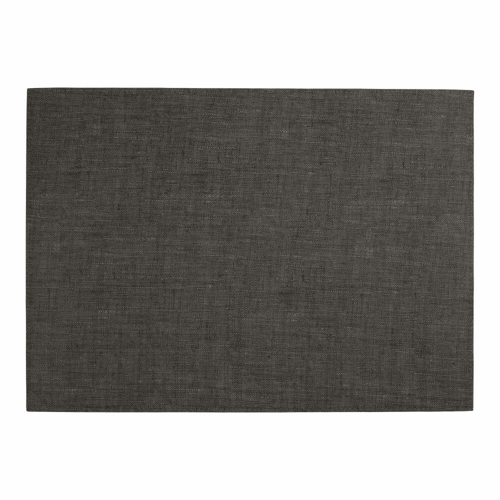 ASA Selection linen optic Tischset, Platzset, Platzdecke, Platzmatte, Untersetzer, PVC / Polyester, 46 x 33 cm, Foggy Day / Grau, 78504076