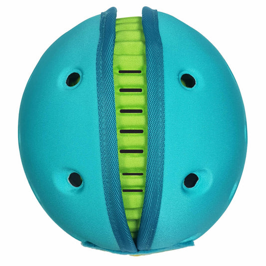 reer SafeHeadBaby Babyhelm Eule, Kopfschutz, Baby Helm, Schutzhelm, Schutzhut, Blau, SHB002