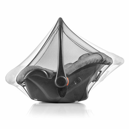 reer BiteSafe Insektenschutz für Babyschale, Moskitonetz, Mückennetz, Fliegennetz, Polyester, Schwarz, 87011