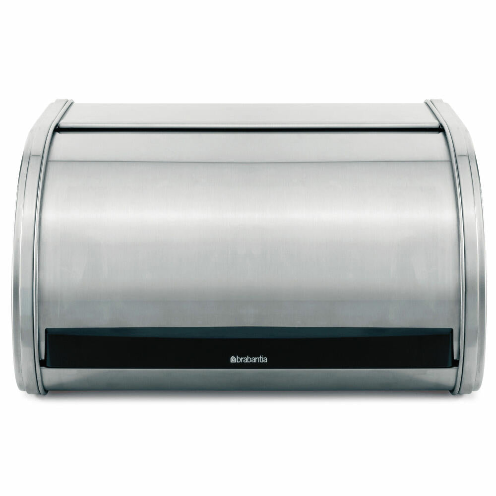 Brabantia Rollbrotkasten Medium, Brotkasten, Brotbehälter, Stahl, Matt Steel, 11 L, 348907