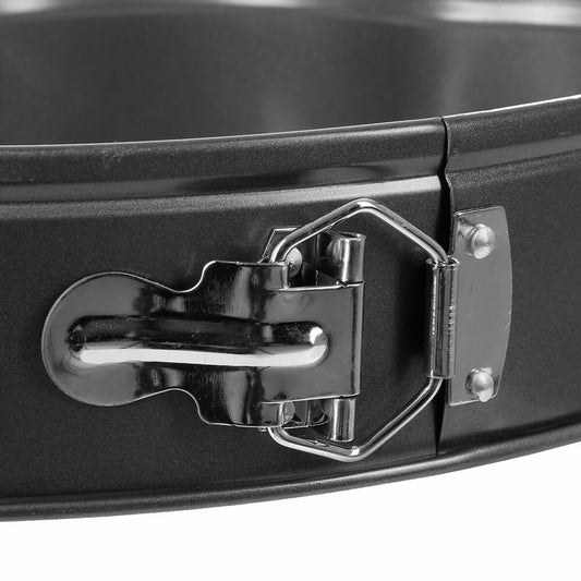 5 Five Simply Smart Springform Herz, Backform mit Wabenboden, Stahl, Schwarz, 24 cm, 111481A